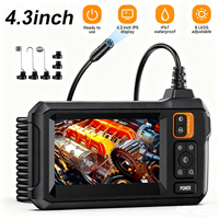 INSKAM 4.3Inch Industrial Borescope Endoscope Camera Single/Dual Lens IP67 Waterproof 1080P HD Inspection Camera for Auto Repair