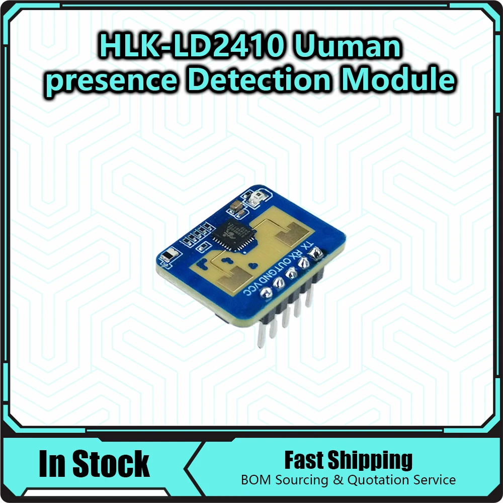 LD2410C 24GHz Human Presence Radar Sensor Module FMCW LD2410 Millimeter Wave Radar Sensor Module Sensor Module