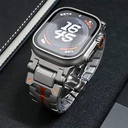Stainless Steel Metal Bracelet For Apple Watch Ultra 2 10 9 8 7 46mm 49 45 44mm Business Strap for iWatch 4 5 6 3 se Band Correa