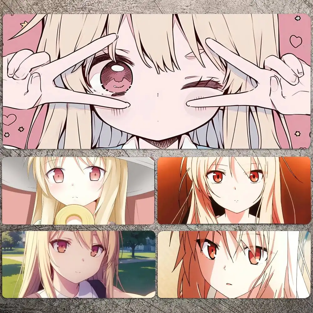 Shiina Mashiro Anime Mousepad Non-slip Suitable For Office Computers Laptops E-sports Game Desk Mats XXL Keyboard