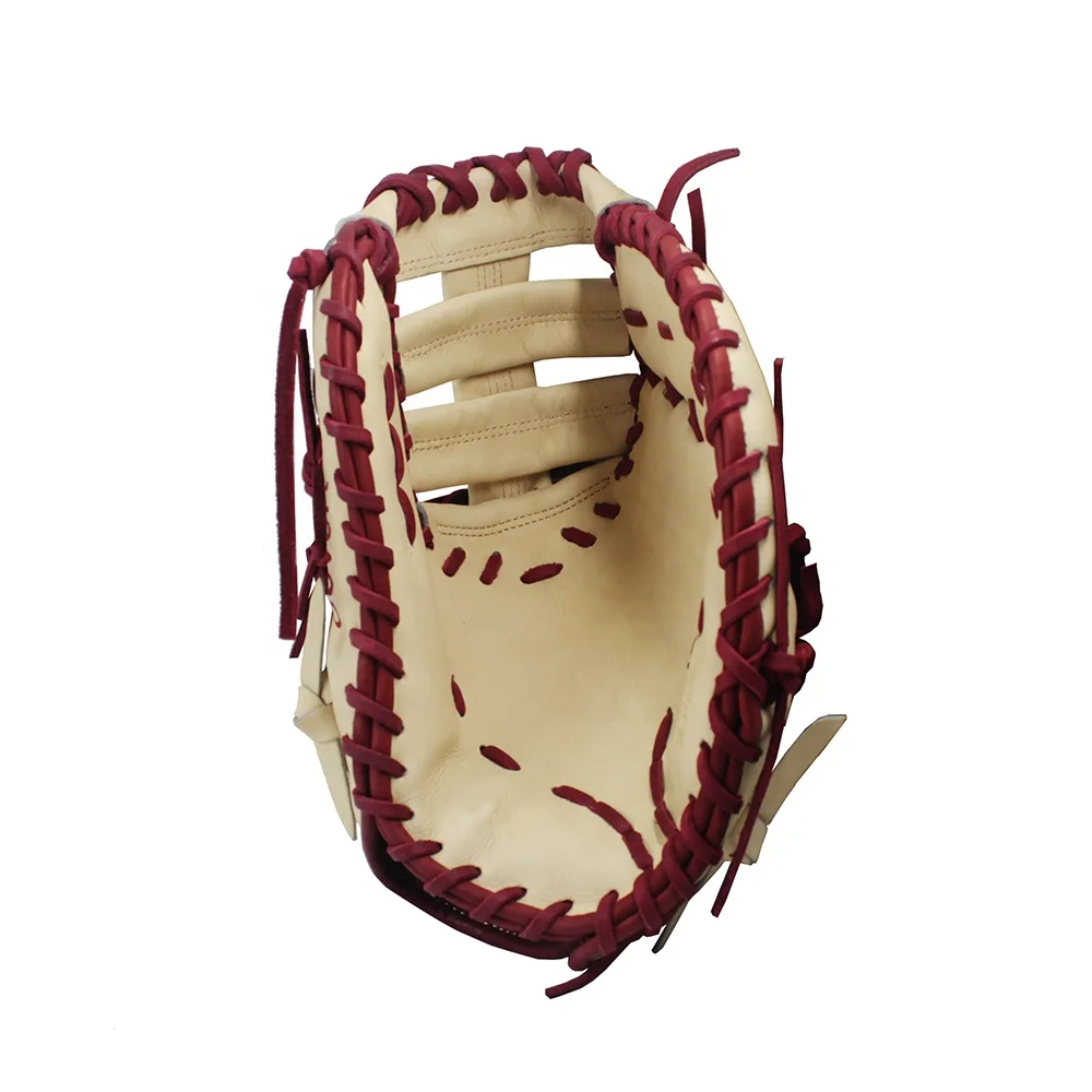 Professional Baseball Gloves Baseball Mitt First Base Glove Genuine Leather
