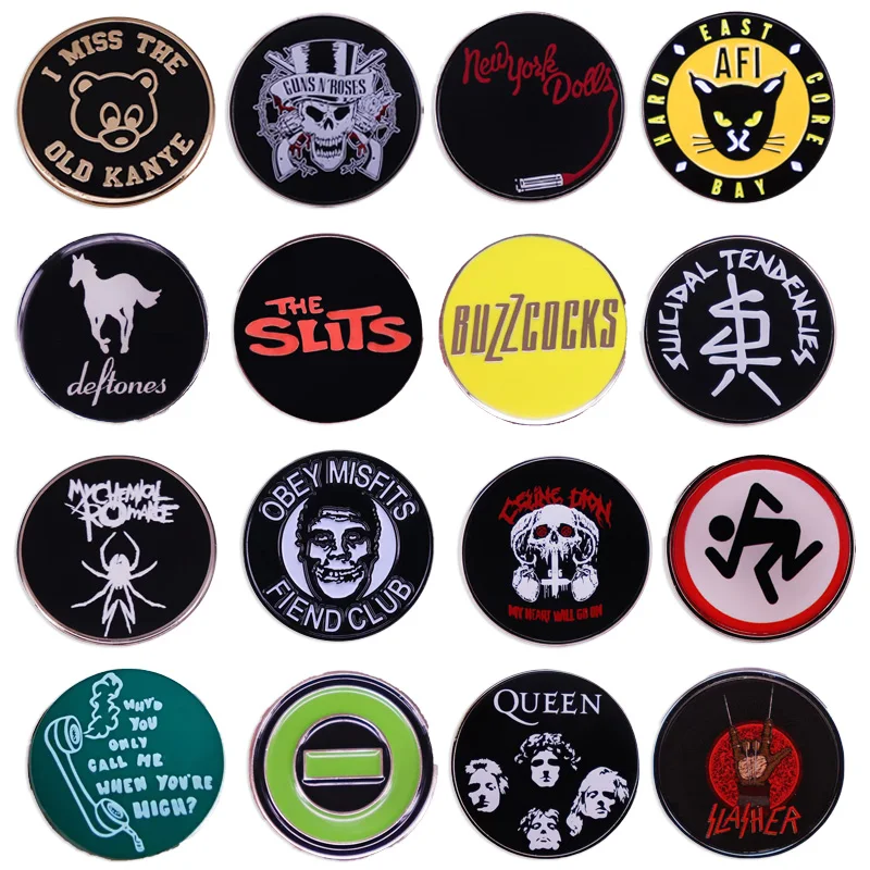 Pop Rock Band Pin F… - image