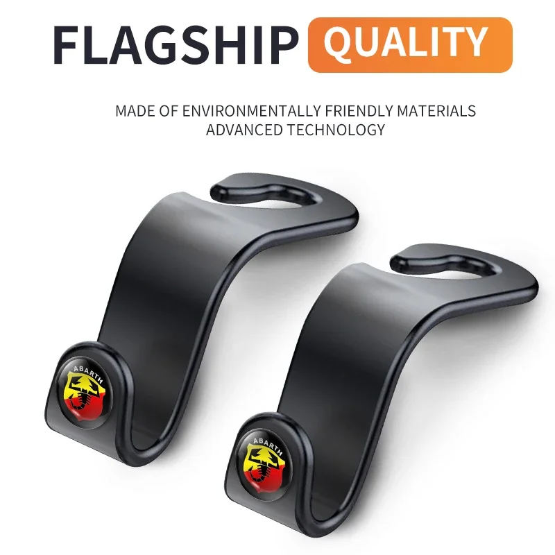 1/2Pcs Car Hidden Seat Back Hook Multi-function Storage Hook For Abarth Stilo Ducato Palio Bravo Linea Doblo 500 Grande Tipo