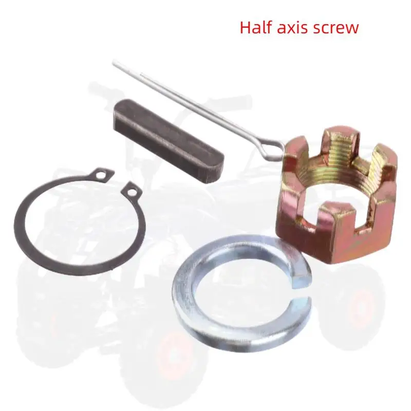 

Rear Axle Ball Joint Hexagon Slotted Nuts Fit 50cc to 250cc ATV, Kart, Dirt Bike and Quad Bike