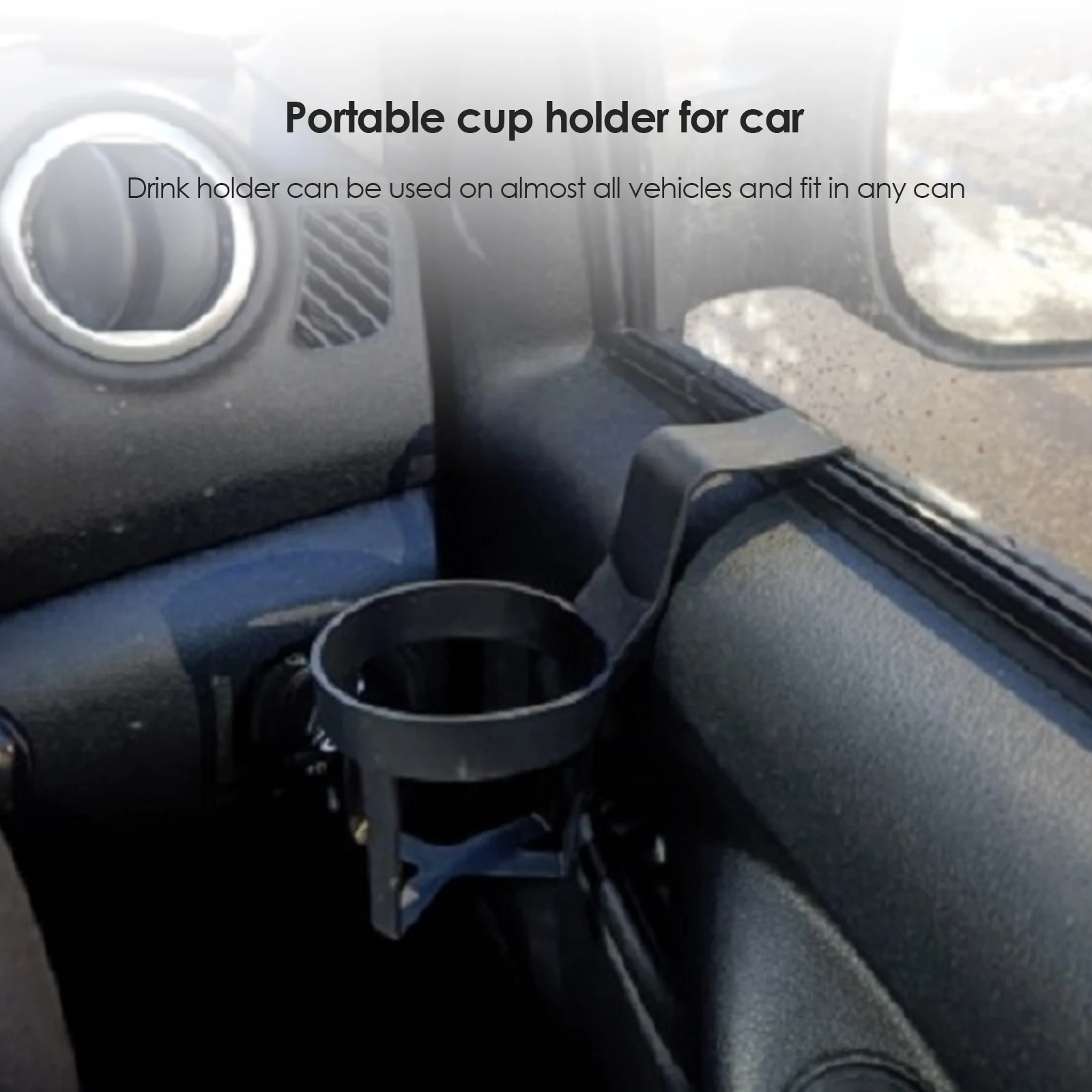 Car Water Cup Drink Holder Container Hanging Hook Cup Window Dash Mount Air Outlet Drink Cup Holder Car Accessories