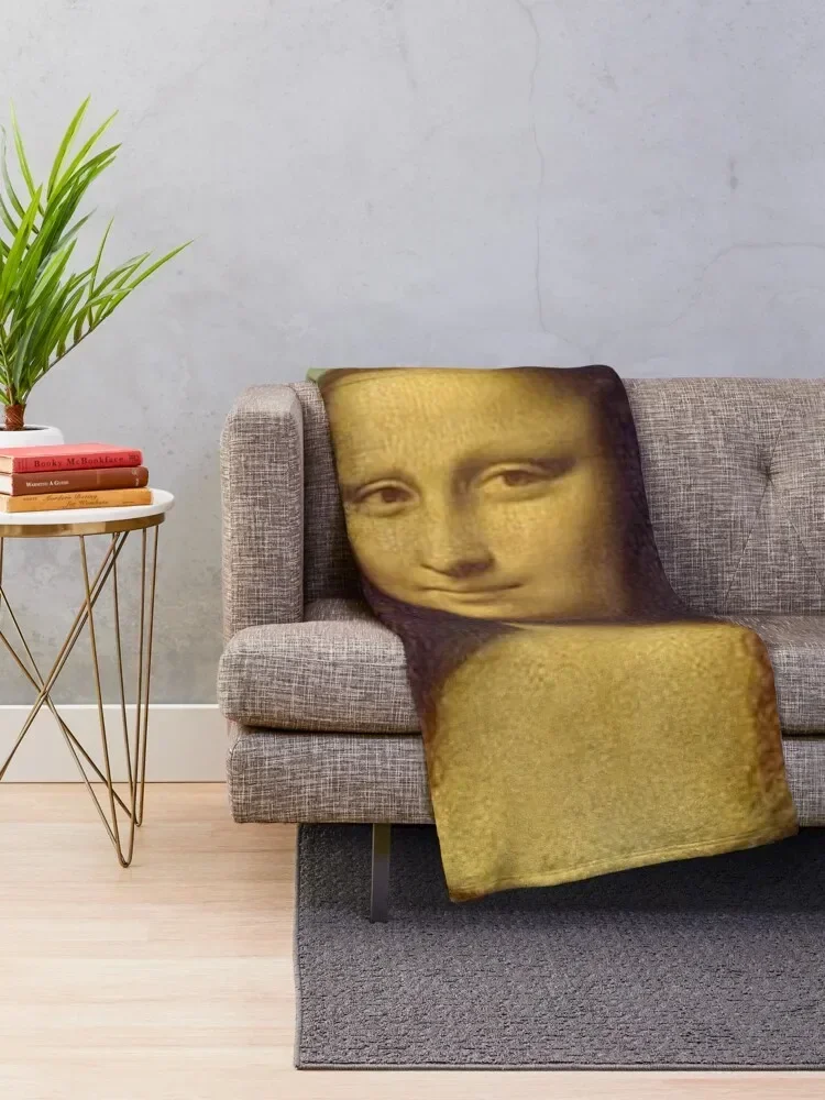 MONA LISA - LEONARDO DA VINCI Throw Blanket