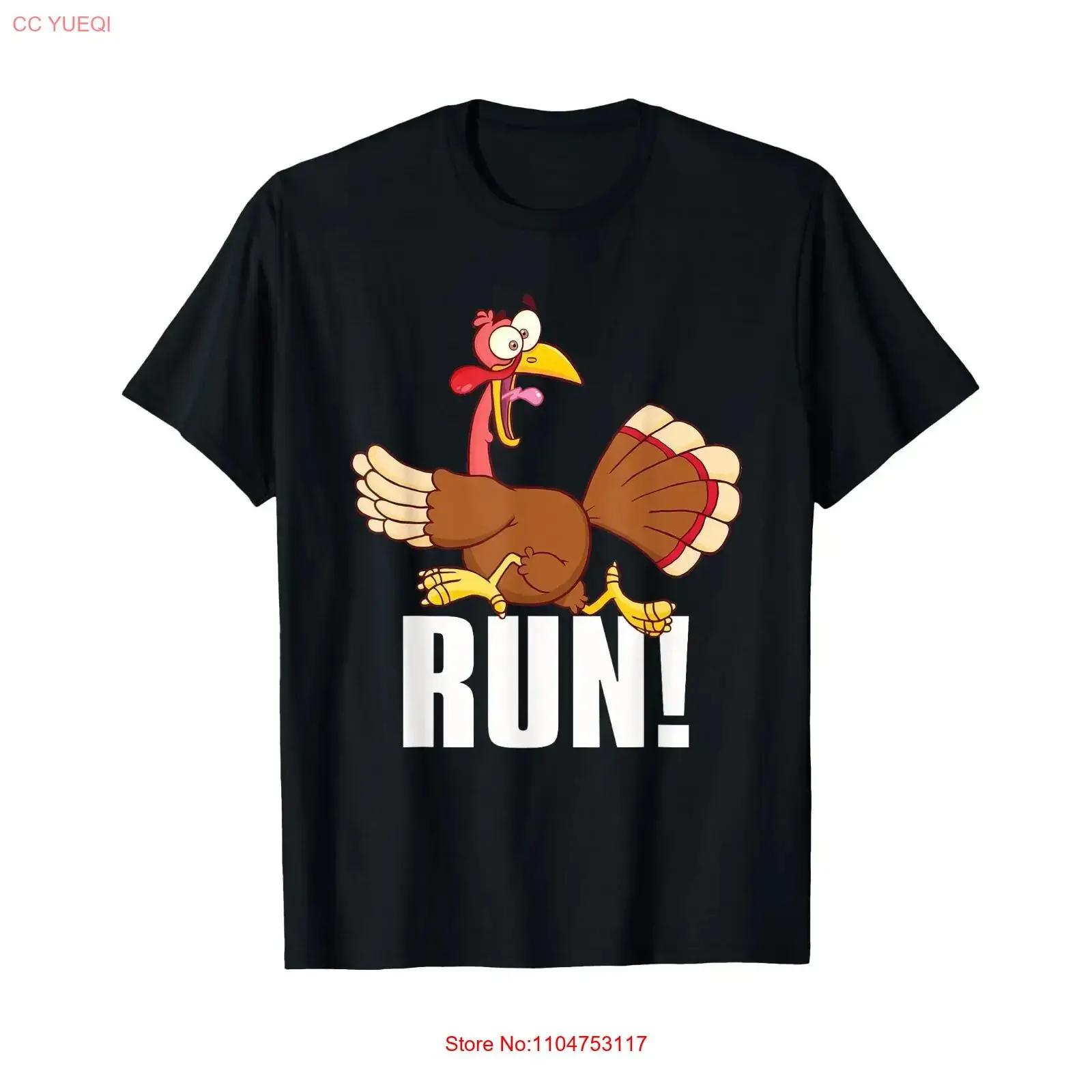 Run Funny Thanksgiving Running 5k Race Turkey Trot T Shirt S 5XL Q8312 vintage Washed homme Stretched streetwear Comfortable