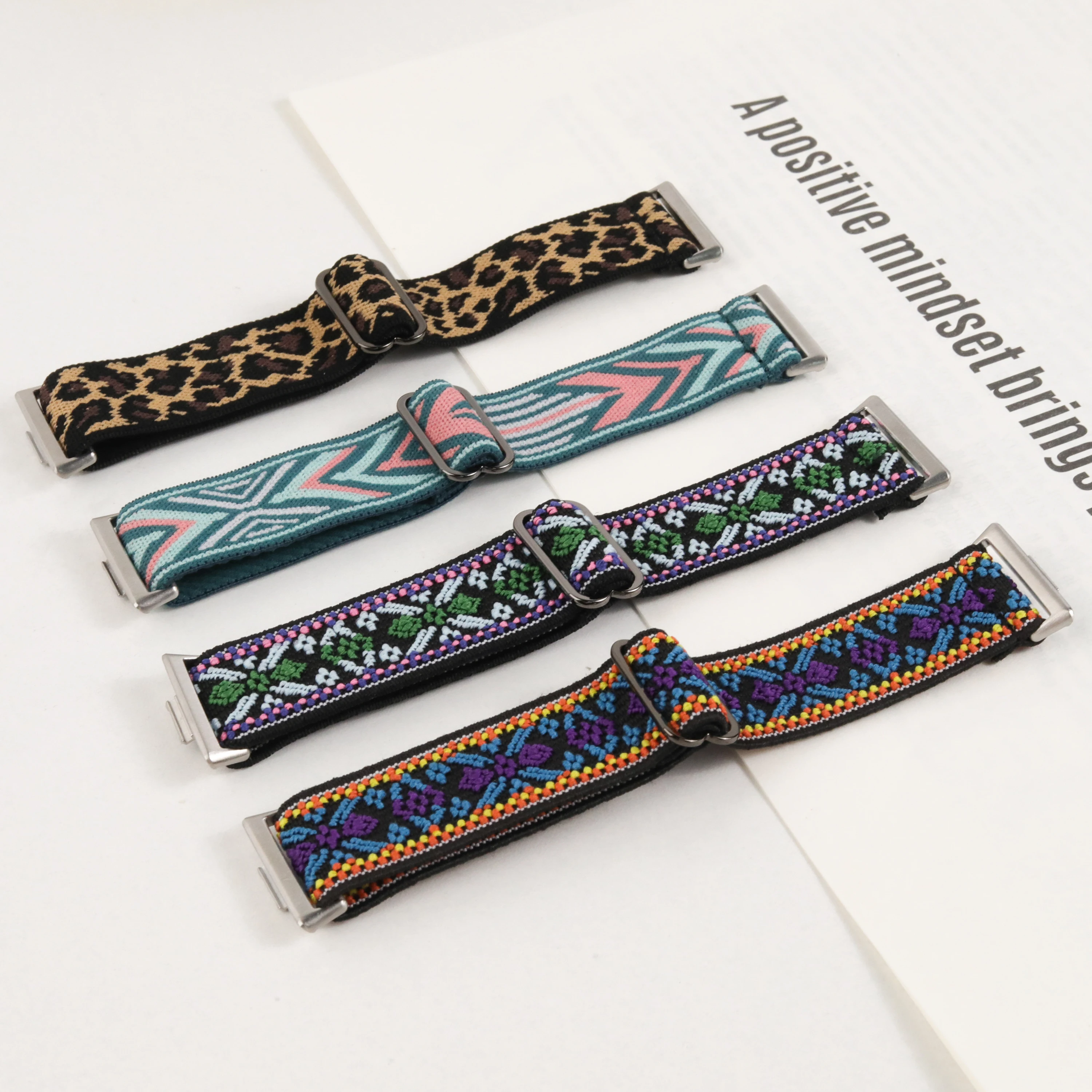 Scrunchie pour HUAWEI montre fit 4 pro 3 bracelet smartwatch accessoires sport nylon boucle bracelet correa HUAWEI montre fit3 4 bandes