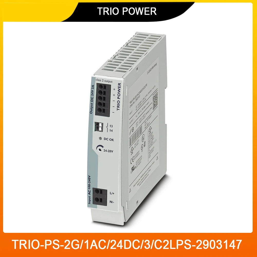 

2903147 TRIO-PS-2G/1AC/24DC/3/C2LPS- 2903147 Для питания Phoenix TRIO POWER