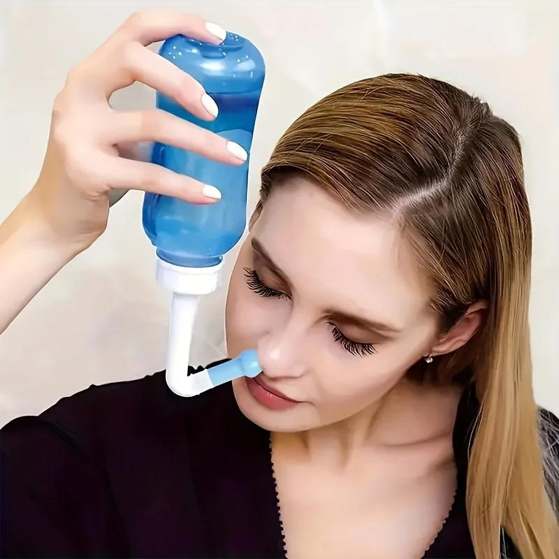 

Professional Nose Wash Cleaner Nasal Irrigator Rinse Bottle Protector Avoid Allergic Rhinitis Adults Children care Neti Pots