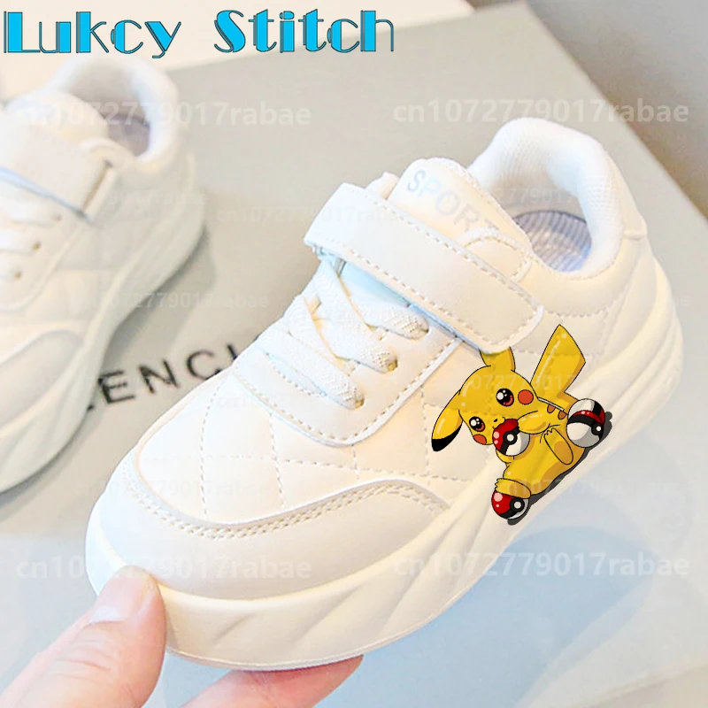 

Pokemon Pikachu printing baby walking shoes baby boy girl soft sole Slip-resistant casual shoes Size 21-32