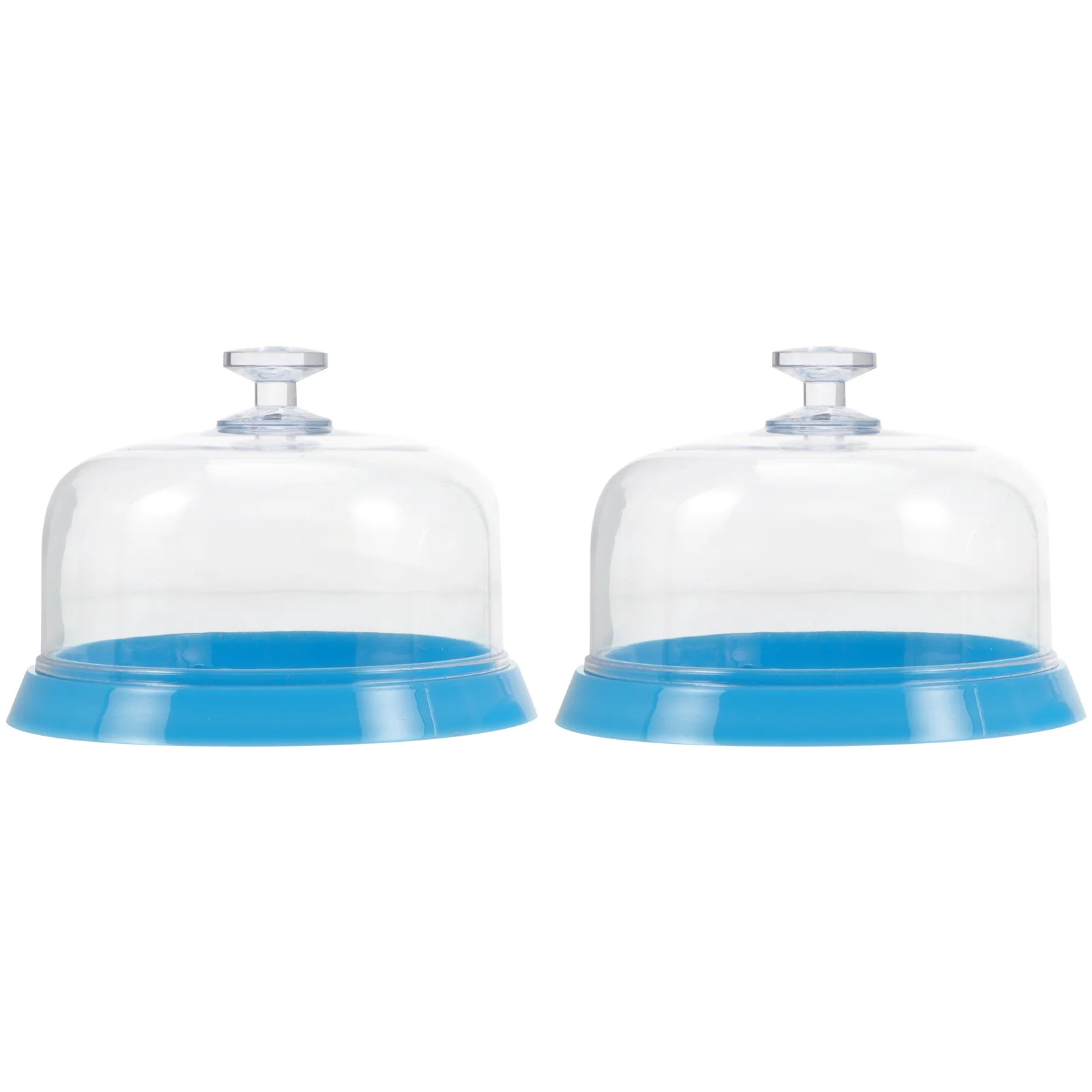 

2Pcs Watch Parts Dust Cover Storage Tray Transparent Plastic for Watchmaker Watch Repair Tools Organizer Storage Tray