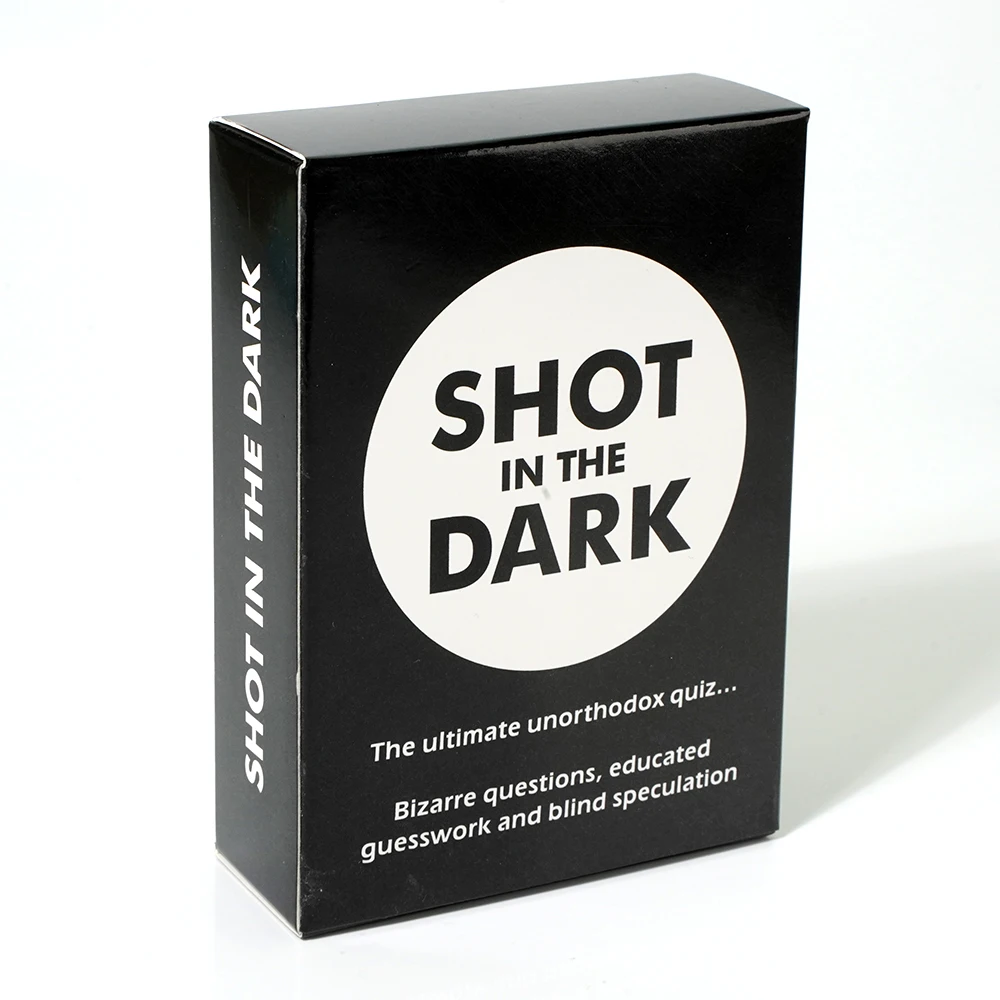 

Shot In The Dark great game to play with friends or family fun party card game with hundreds