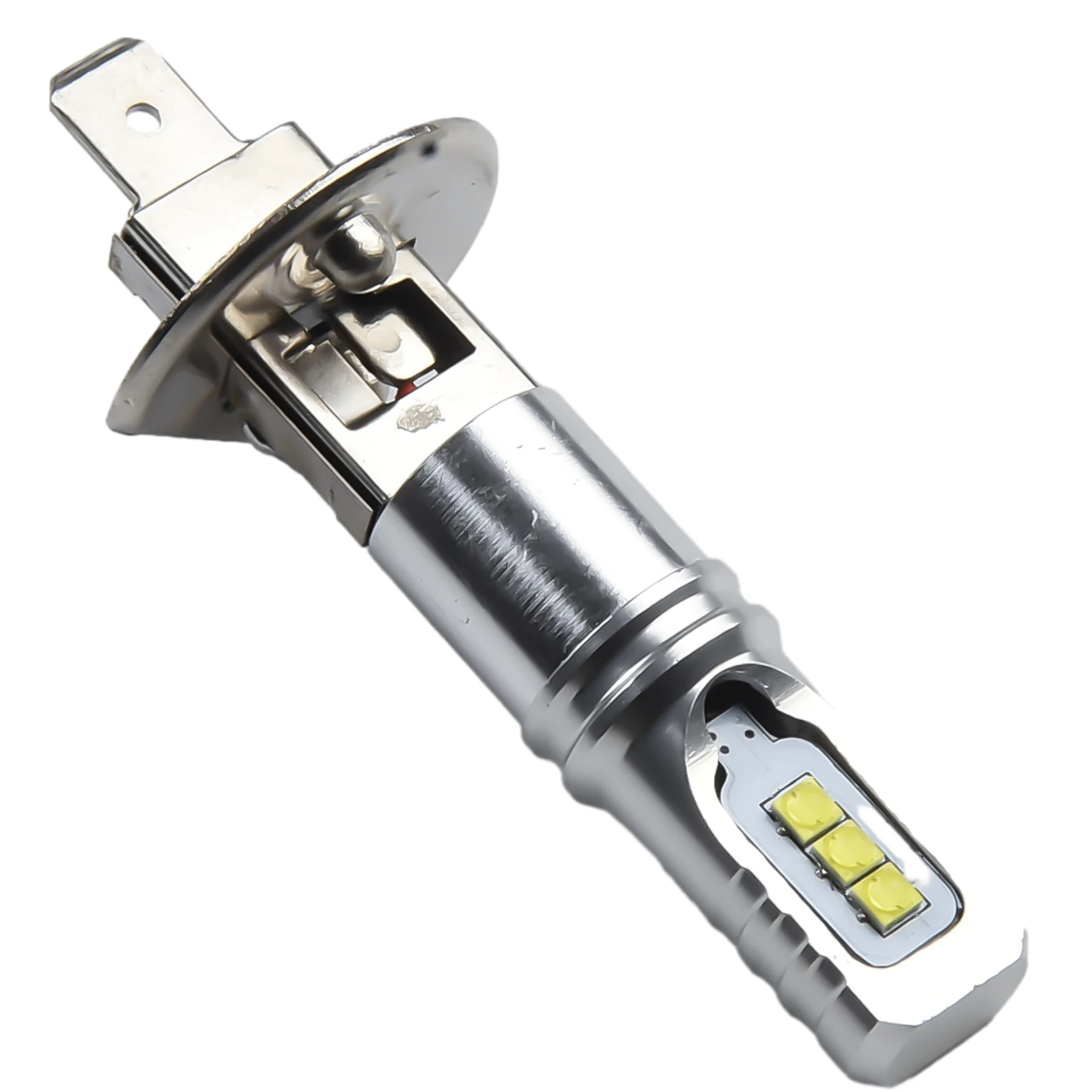 6 LEDs/bulb H1 LED Bulbs 6000K Application Bulb Kit Left Metal Right Super Bright White DC 12V Easy Installation