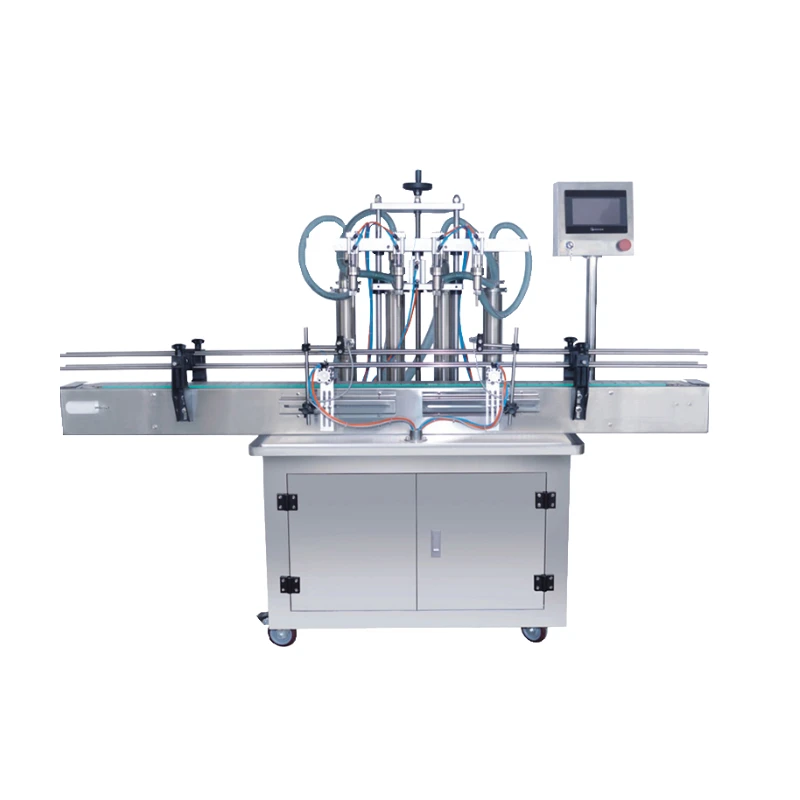 Fully Automatic Filling, Capping, Labeling, and Shrinking Production Line