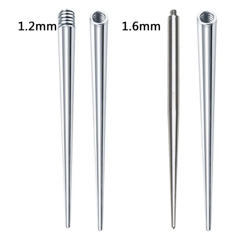 Stainless Steel Guide Rod (3cm Length) - Piercing Stretching Tool for Internally Threaded or Externally Threaded Jewelry