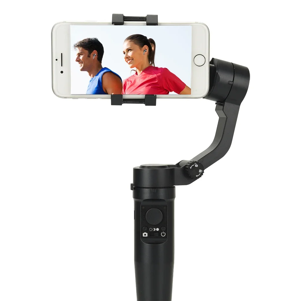 

PYJ Mini three-axis handheld gimbal stabilizer face tracking foldable automatic adjustment mobile phone tripod