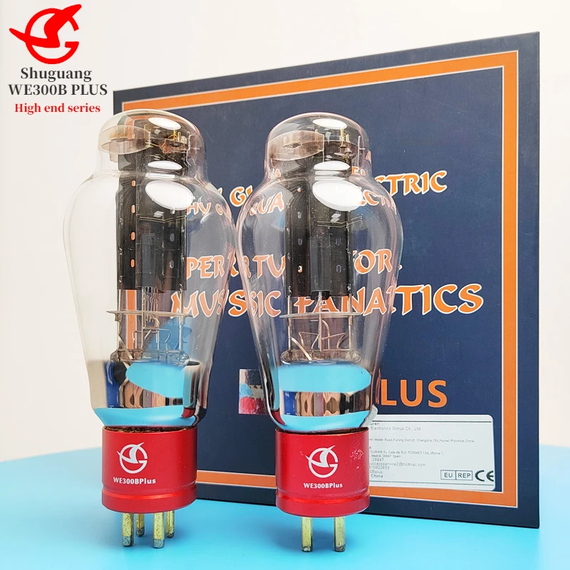 

HIFI Audio Shuguang WE300B PLUS Vacuum Tube Replaces 300B Electronic Tube Amplifier Kit DIY Genuine Factory Exact Matched Quad