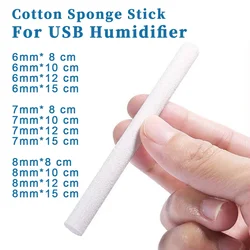 20 Lot Humidifier Filter 6/7mm/8mm Cotton Swab Core USB Air Ultrasonic humidificado Aroma diffuser Replacement Sponge Stick