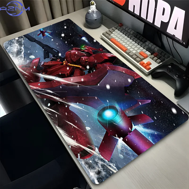Popular Mouse Pad HD Print M-mechanical Warrior G-gundam Large Gaming Accessories Computer Desk Mat Gamer Keyboard Pad Mouse Mat