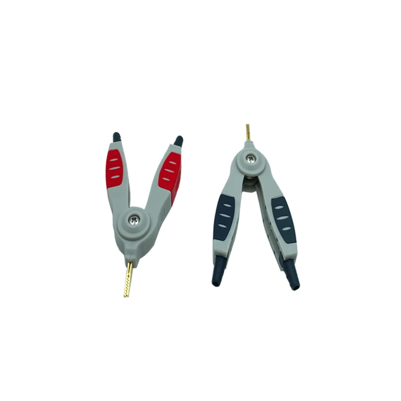 1 Paar Lcr-Testwerkzeug Kelvin Crocodile Duckbill Clip Orichalum Plating Superiot Quality – Detail 4