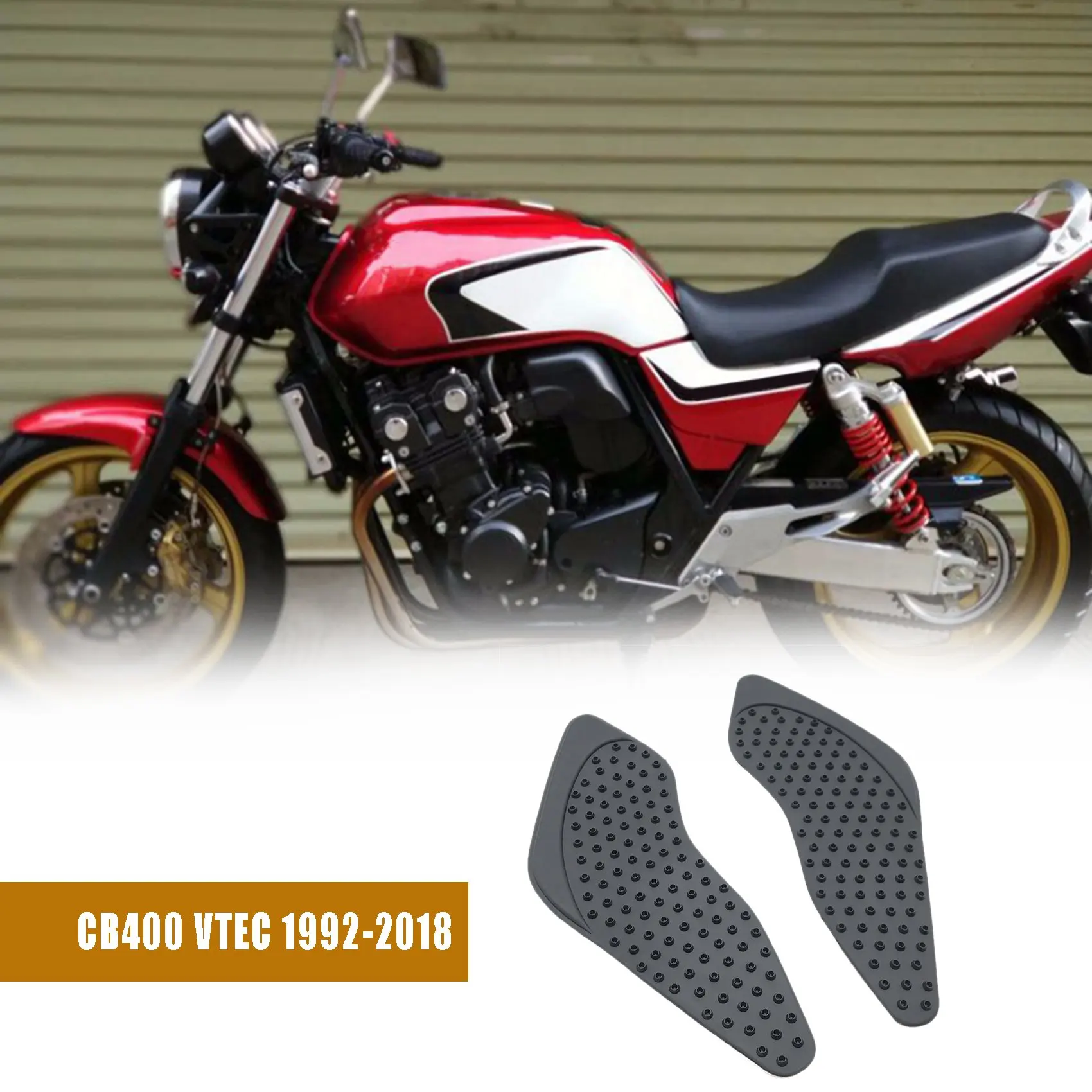 Motorcycle Protector Tank Traction Pad Side Gas Knee Grip Protector for CB400 VTEC 1992-2018