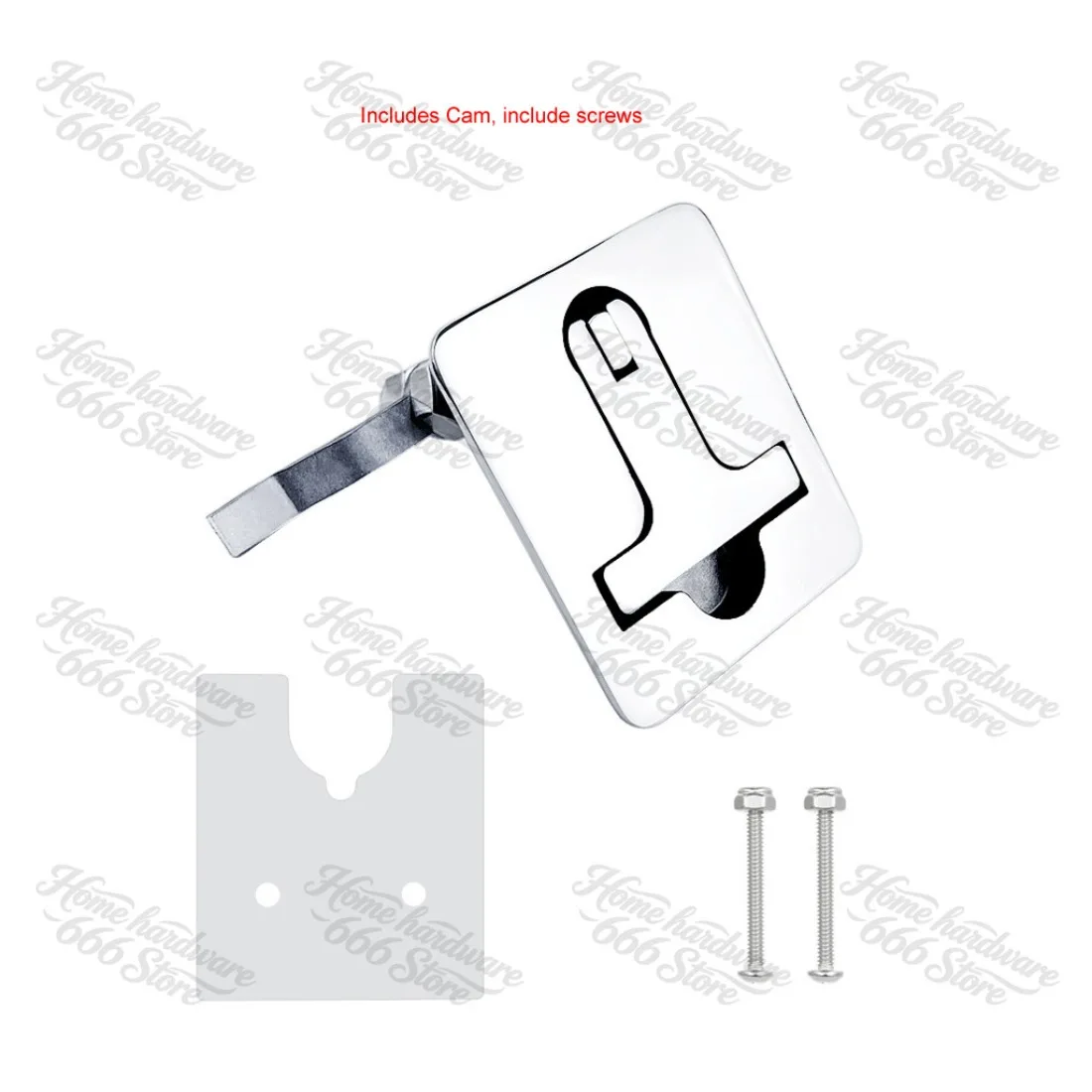 316 Stainless Steel Marine Square Pull Bracelet, Deck Box Cover Door Lock, Floor Lock Hardware