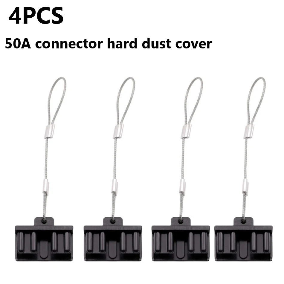 

4 PCS High Quality Hard Dust Cover For 2 Pole 50A Andersons Battery Connector Plug 2 Pin Connector Accessories Dust Cap