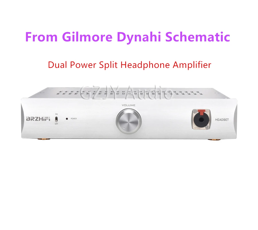 Headphone Amplifier Derived From Gilmore Dynahi Schematic. Dual Power Supply Separation, With Purer And More Transparent Sound