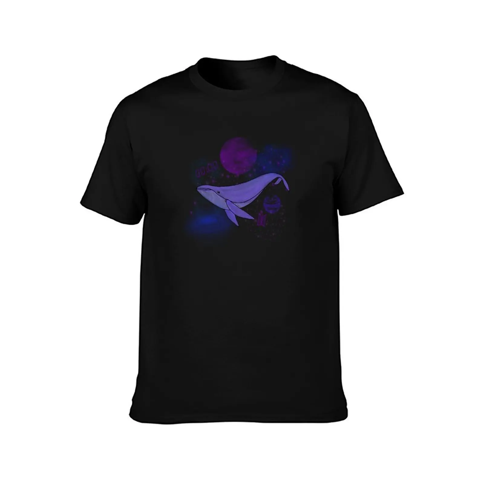Zero o’clock whale T-Shirt Relaxed Casual Short Sleeve Tee T-Shirt