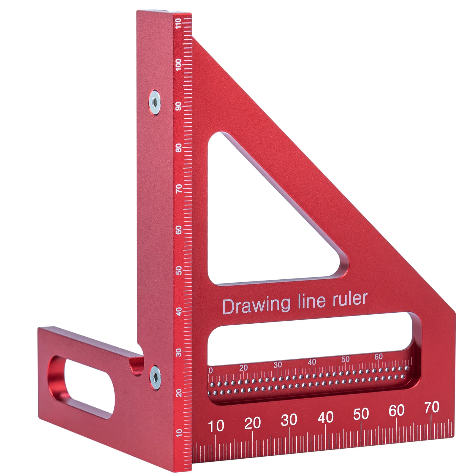 hit productNew Woodworking Scribing Triangle Angle Ruler Aluminum Alloy Angle Gauge