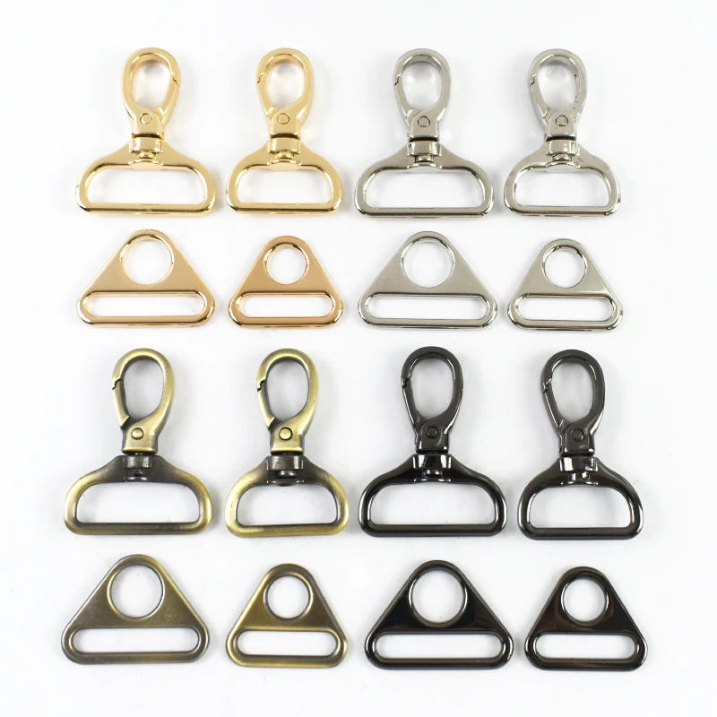 

3/5Sets 20-32mm Metal Buckle Swivel Lobster Clasp Keychain Hook Dog Collar Buckles Backpack Strap Adjust Hooks DIY Accessories