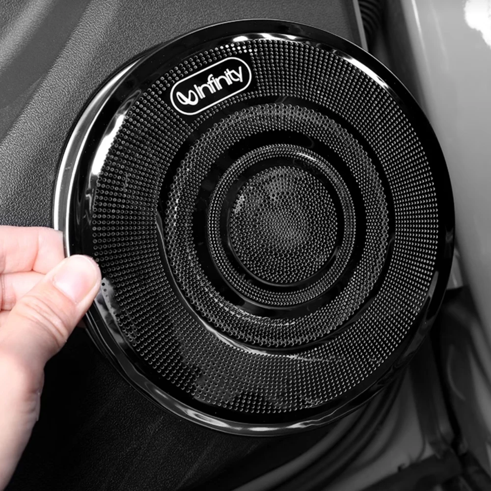 Fof 2021-2025 Tank 300 إطار مكبر صوت لباب السيارة زخرفة زخرفية، غطاء غبار للحماية الداخلية الخاصة للمركبة