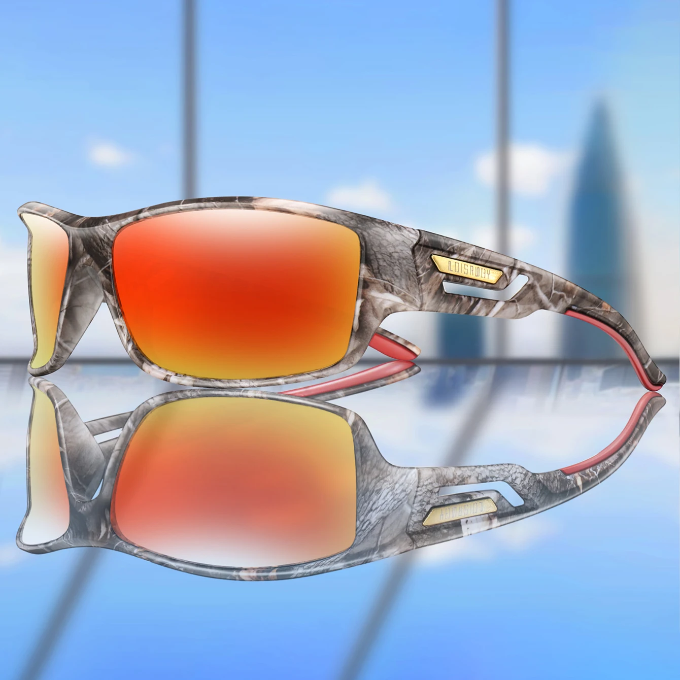Polarized Fishing Sunglasses Men Camo Military Style Festival Gifts UV400 For Cycling Riding, Running, Fishing And Driving image 5