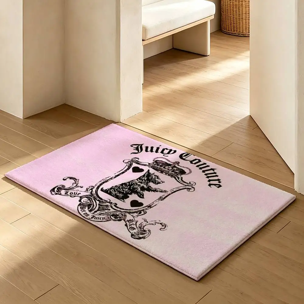 J-Juicy JC C-Couture  Soft Absorbent Decorative Floor Mat for Bathroom Entryway Living Room