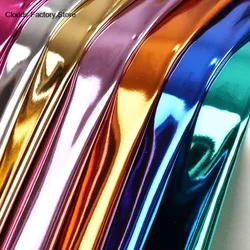 150x50cm/lot Spandex glossy fabric hot stamping fabric wedding decoration stage performance clothing fabric DIY material