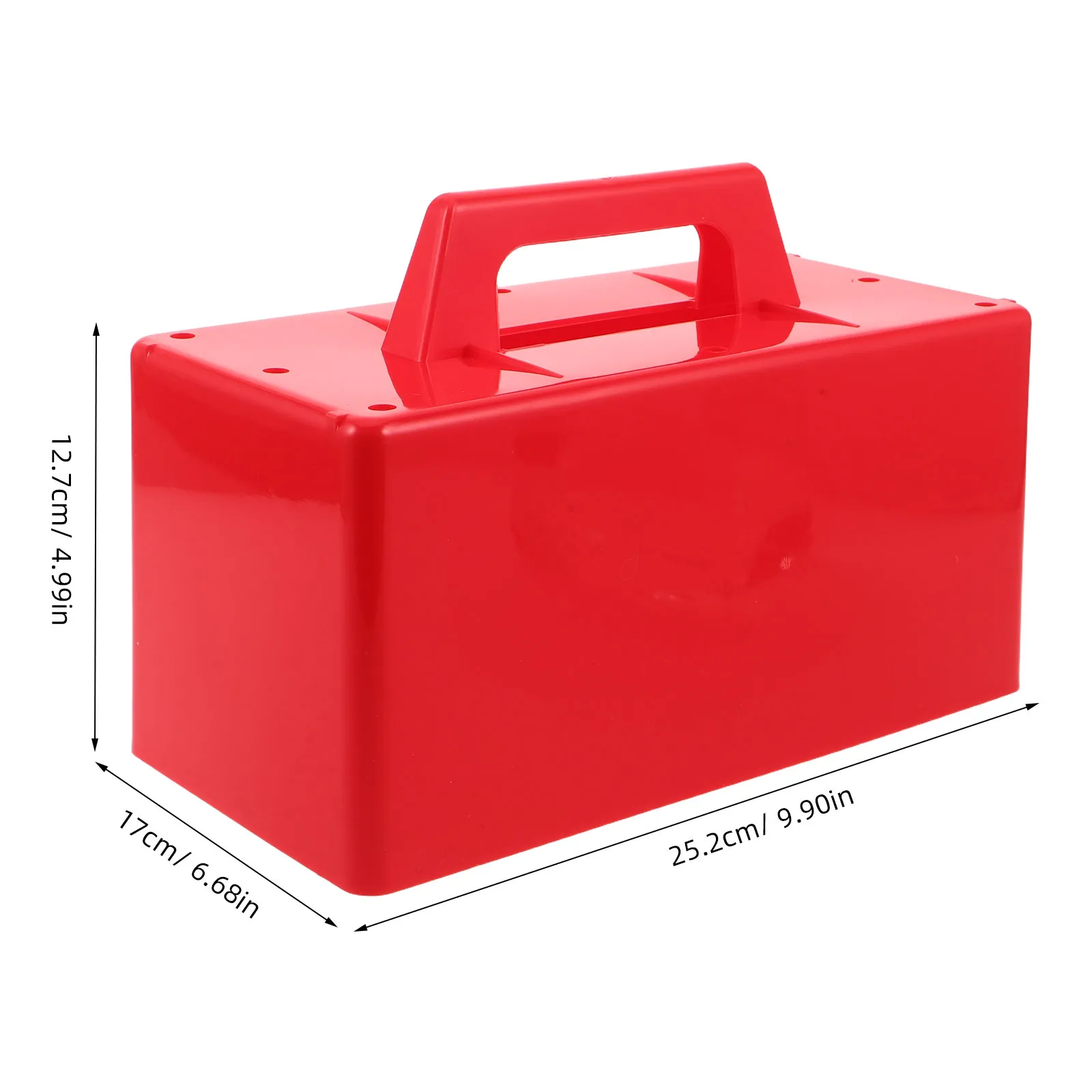 1pcs Snow Brick Maker Mold Red Durable Plastic Easy Release For Kids Outdoor Sand Castle Winter Snow Beach Play