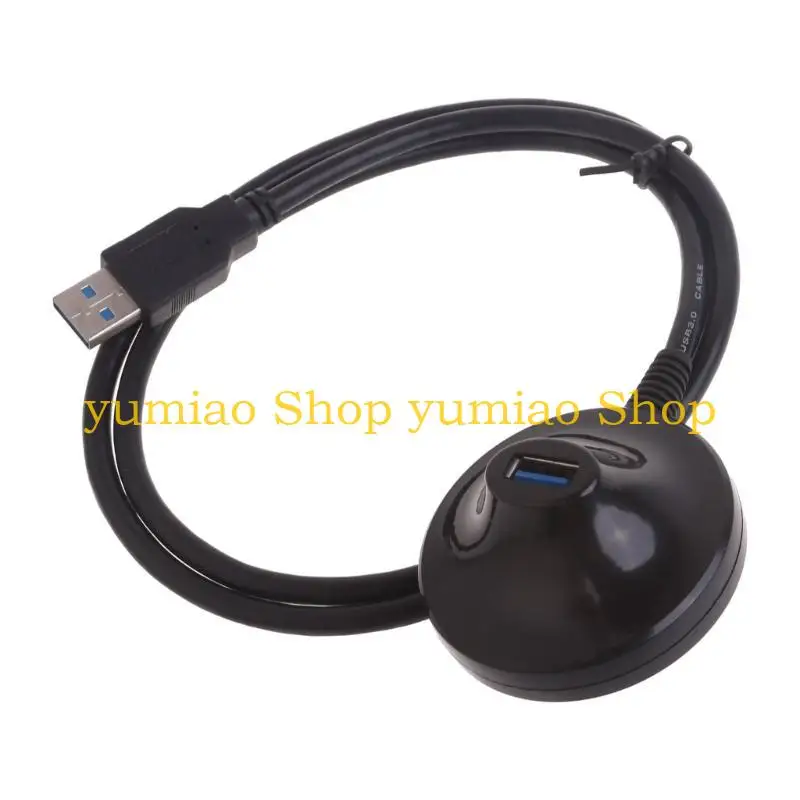 587B USB إلى USB تمديد كابل 3.28ft عالية السرعة ذكر إلى أنثى USB موسع كابل USB تمديد الحبل مع قاعدة للكمبيوتر