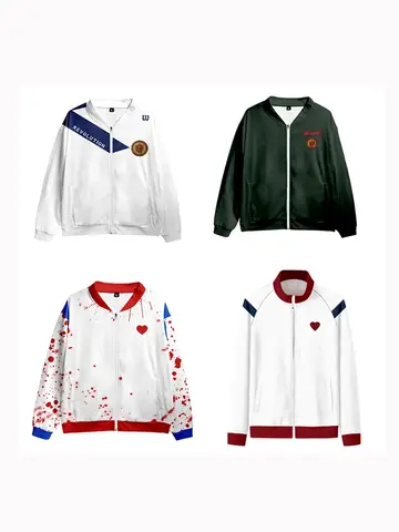 All of Us Are Dead Cosplay Costume  Pullover Sweatshirt Adult Men Women Casual Streetwear Coat Jacket School Uniform Halloween