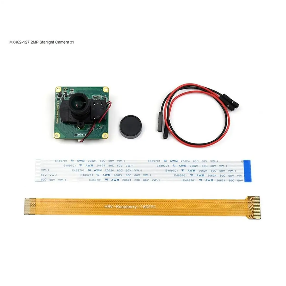 【~ New Y24A】IMX462-127 2MP Starlight Camera with IR-CUT Onboard ISP for Low Light Conditions for Nano