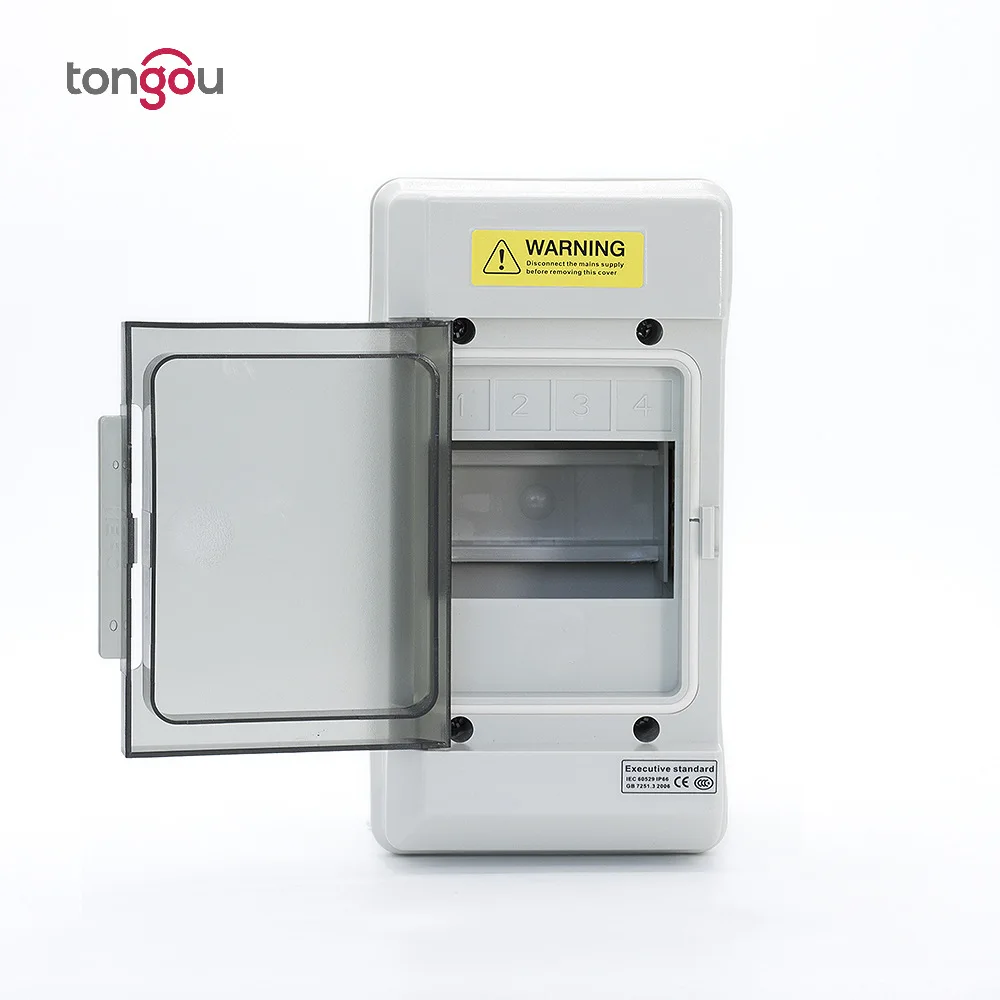 Outdoor rain protection box, strong current box IP66 surface mounted waterproof distribution box, circuit breaker, air switch