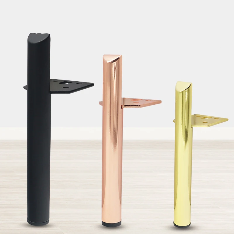 Patas de Metal para muebles, patas de repuesto para muebles, mesita de noche, sofá, 4 piezas