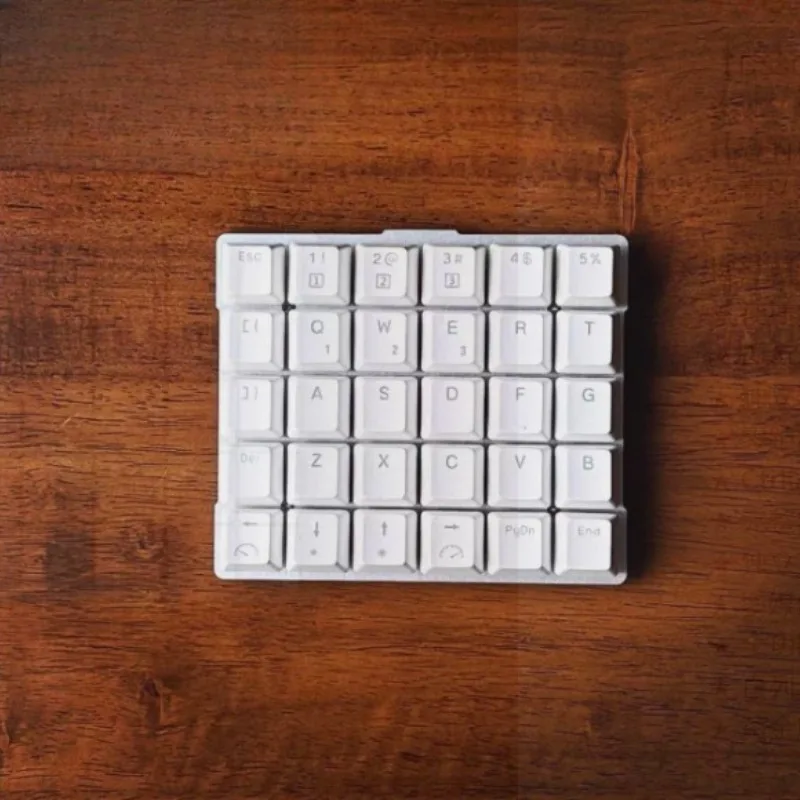 DS30 Wired Mechanical Keyboard Customized Hot Swap Single-mode VIAL Ergonomic for Esports Gaming Inline One Handed Keyboard