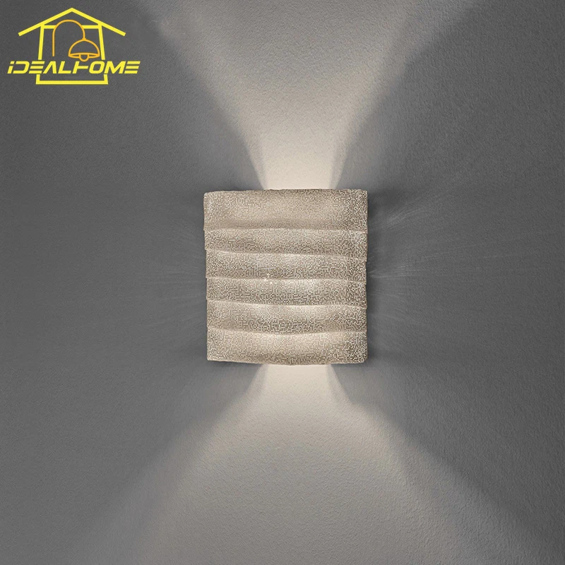 

Spanish Design Stainless Steel Wall Lamp Modern LED Indoor Lighting Living Room Porch Aisle Background Bedroom Study Bedside Bar
