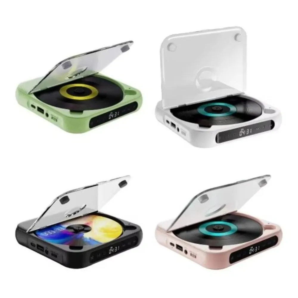 

Wireless Portable CD Player LCD Screen with Bluetooth 5.3 Hi-Fi Sound CD Player A-B Repeat Compact & Lightweight