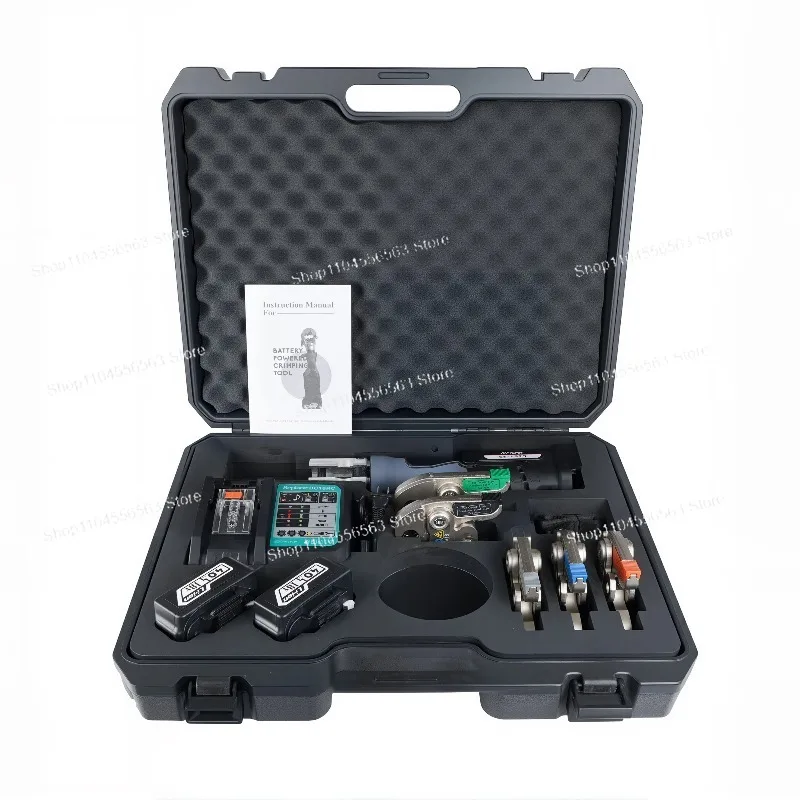 ES-1525 Cordless Hydraulic Crimping Tool, Battery Powered Electric Hydraulic Crimper