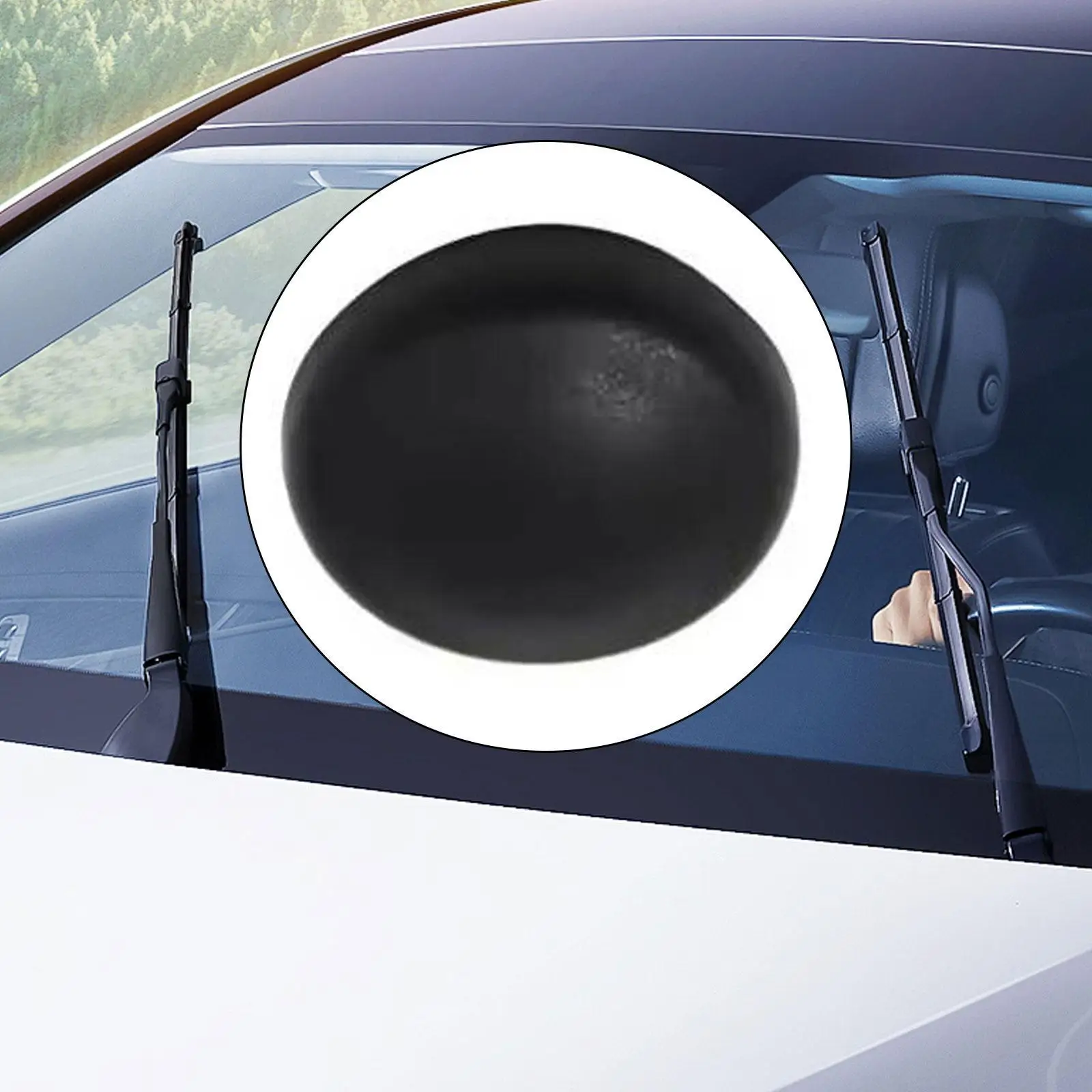 Automotive Wiper Arm Nut Bolt Cover Waterproof Plastic Spare Repair Accessory for VW Beetle Amarok Polo Tiguan Front