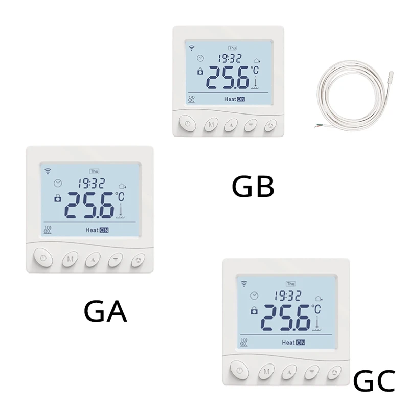 Wifi Thermostat อุณหภูมิห้อง Controller เครื่องทําความร้อนใต้พื้นแก๊ส App Control ทํางานร่วมกับ Home