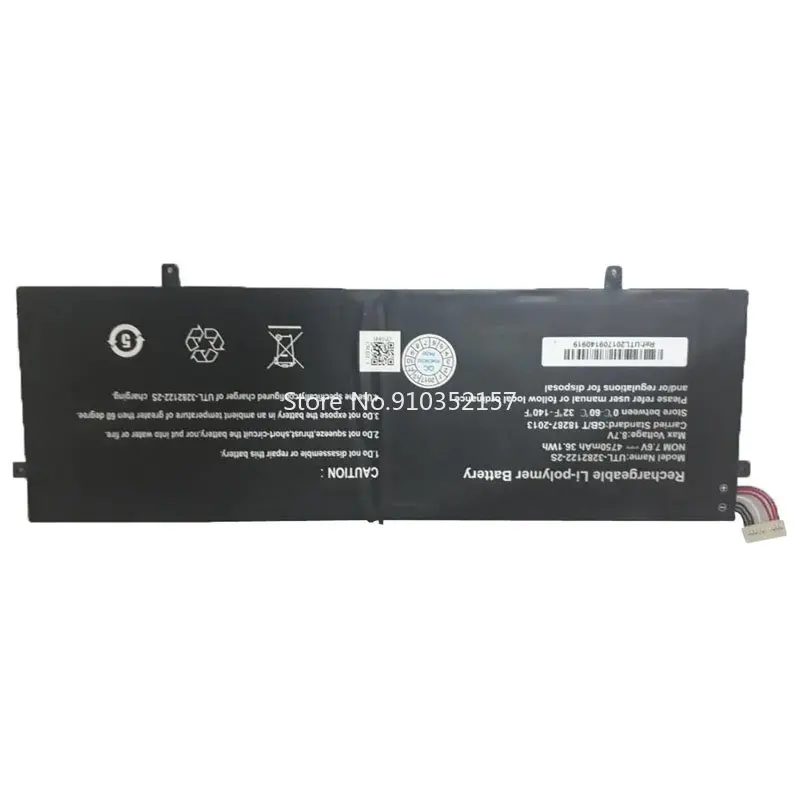 Batterie d'ordinateur portable Pour Multilaser Héritage D'air PC205 ML-CN01 PC206 PC207 PC222 PC224 PC240 UTL-3282122-2S PC205 ML-CN01 10PIN 7 Lignes