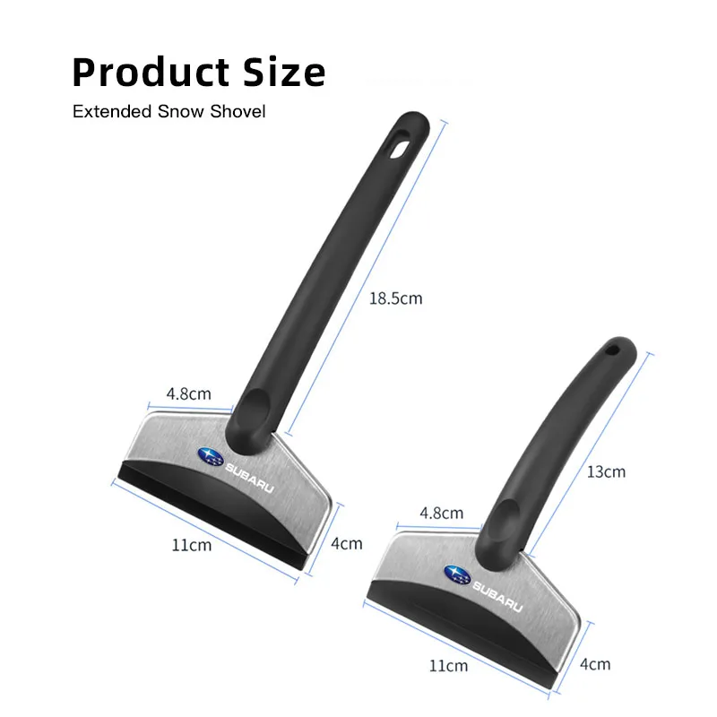 شعار السيارة فرشاة الثلج تنظيف مجرفة كاشطات الثلج الزجاجية أداة لسوبارو امبريزا ليجاسي WRX STI BRZ فورستر Outback Levorg Ascent